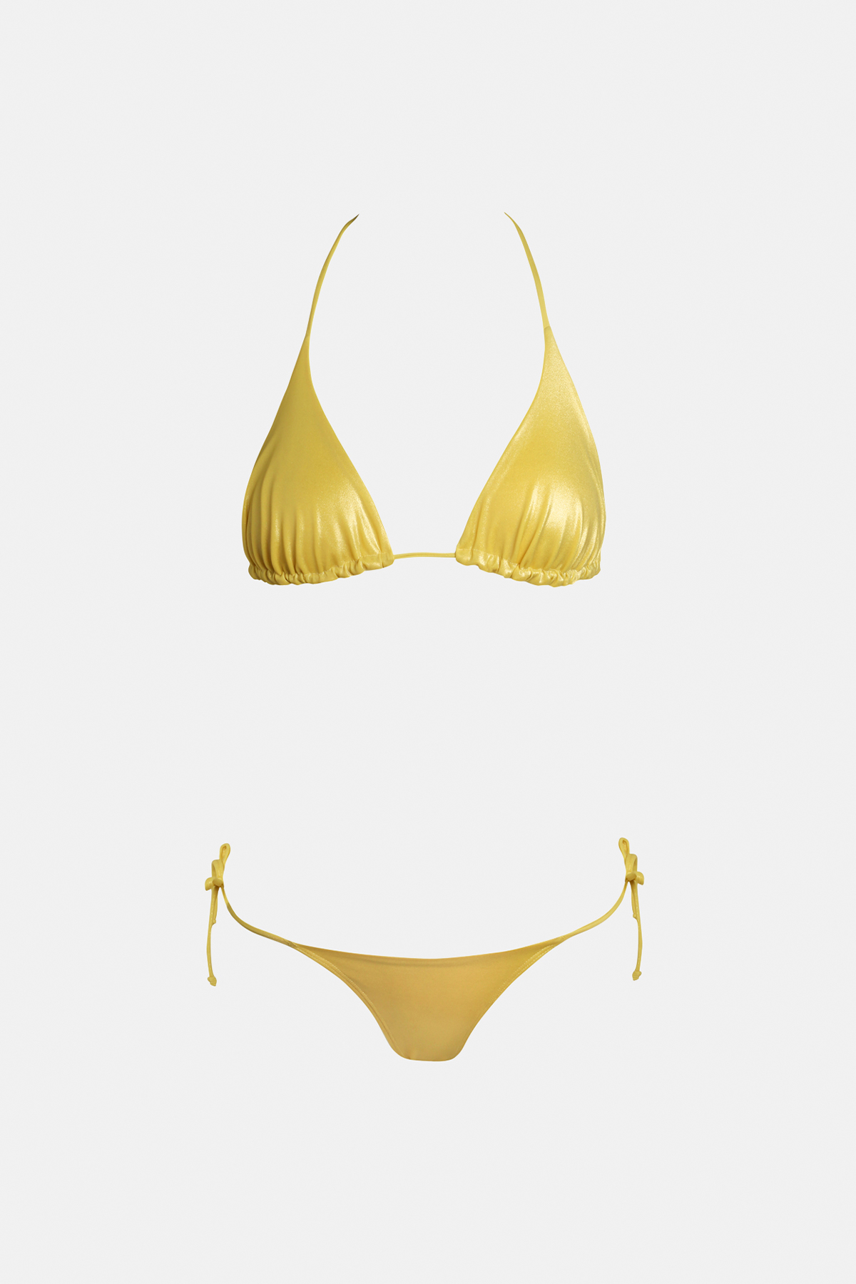Triangle Bikini in Yellow